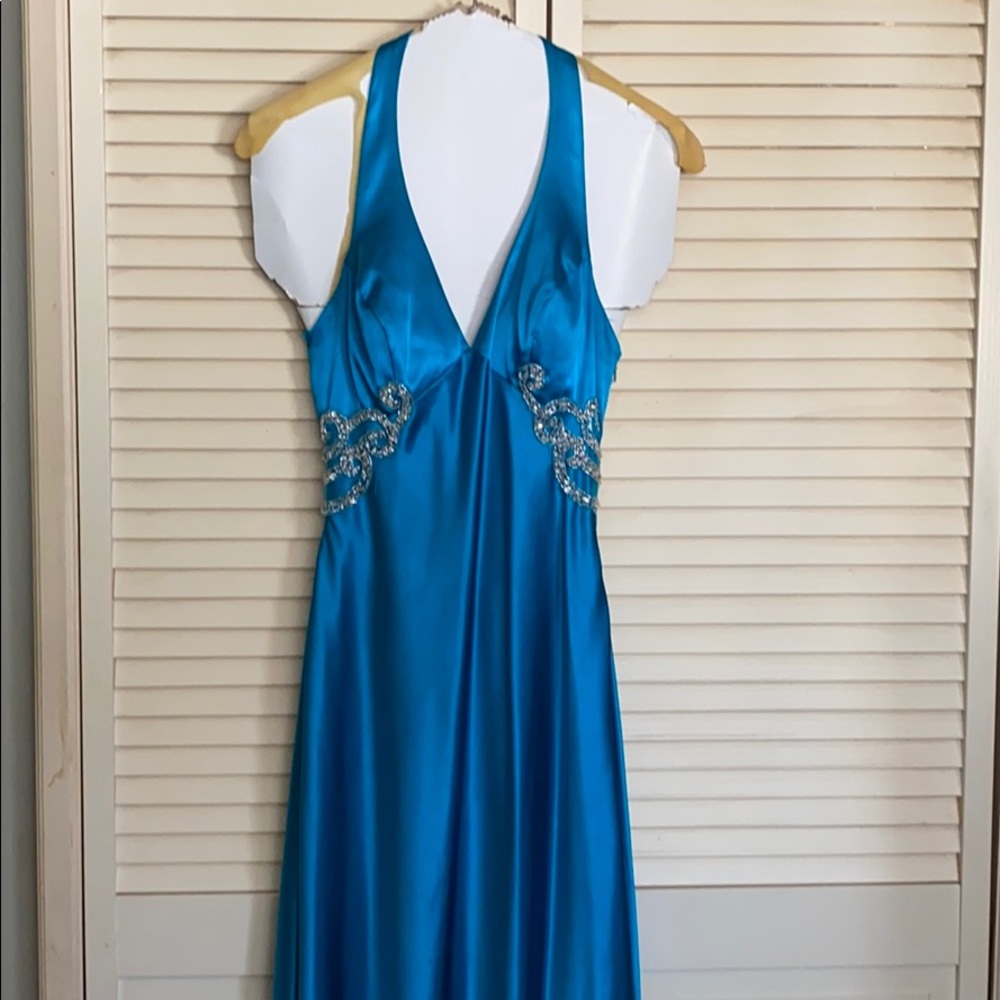 Sean X.Press Blue prom dress